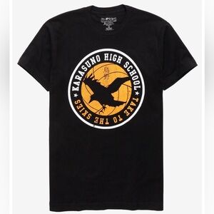 Hot Topic black Haikyu anime t-shirt medium